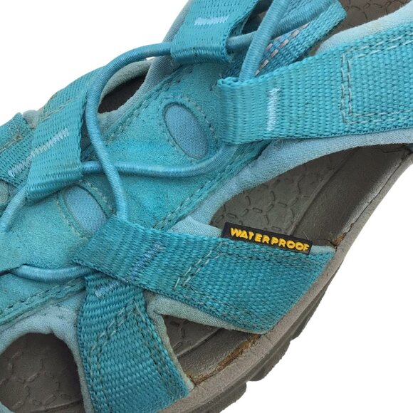 Keen Venice Womens 7.5 Waterproof Hiking Sandals Turquoise Gray Washable - Picture 8 of 10